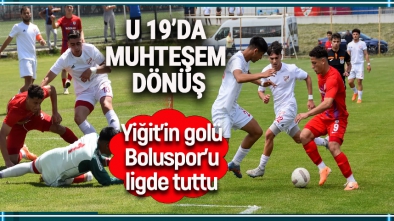 YİĞİT'İN GOLÜ BOLUSPOR'U LİGDE TUTTU