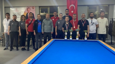 19 MAYIS BİLARDO TURNUVASI COŞKUYLA TAMAMLANDI
