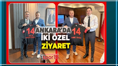 BAYRAK'TAN BAŞKENTTE BOLUSPOR İÇİN KRİTİK ZİYARETLER