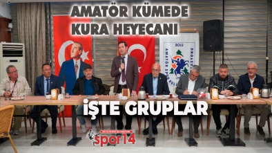 BOLU AMATÖR LİGİNDE GRUPLAR BELLİ OLDU