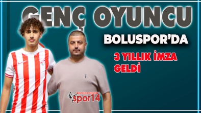 BOLUSPOR 2007 DOĞUMLU OYUNCU İLE 3 YILLIK ANLAŞTI