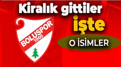 BOLUSPOR 3 GENÇ OYUNCUYU KİRALIK GÖNDERDİ
