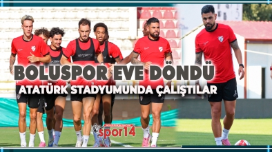 BOLUSPOR ATAÜRK STADYUMUNA GERİ DÖNDÜ