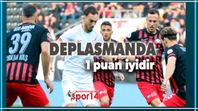 BOLUSPOR ÇORUM'DAN 1 PUANLA DÖNÜYOR