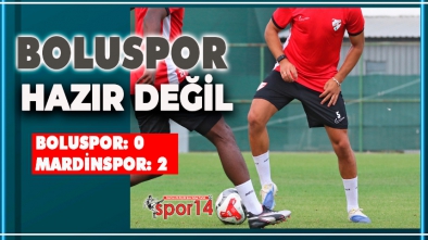 BOLUSPOR HAZIRLIK MAÇINDA 2-0 MAĞLUP OLDU