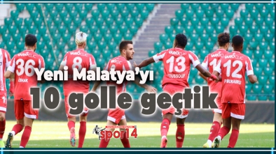 BOLUSPOR MALATYA'YI 10 GOLLE GEÇTİ