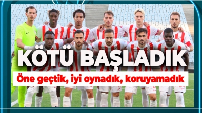 BOLUSPOR ÖNE GEÇTİĞİ MAÇTA SKORU KORUYAMADI