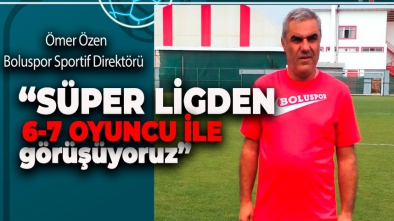BOLUSPOR SPORTİF DİREKTÖRÜNDEN LİG ÖNCESİ AÇIKLAMA