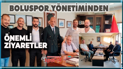 BOLUSPOR YÖNETİMİNDEN ÖNEMLİ ZİYARETLER