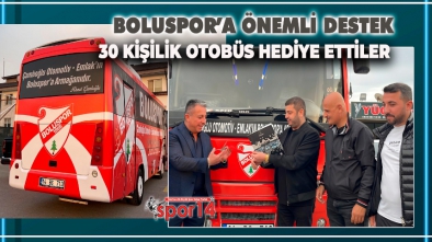 BOLUSPOR'A 30 KİŞİLİK OTOBÜS DESTEĞİ