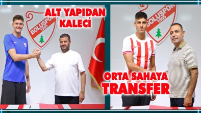 BOLUSPOR'DA 1 TRANSFER, BİR DE GENÇ İMZA