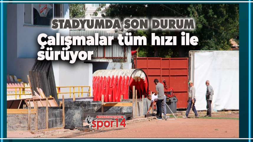 BOLU ATATÜRK STADYUMUNDA SON DURUM