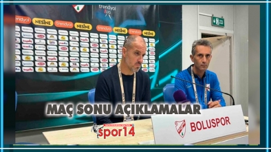 MAÇIN ARDINDAN TEKNİK AÇIKLAMALAR