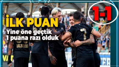 PUAN PUANDIR.. SARIYER DEPLASMANINDAN 1-1 İLE DÖNÜYORUZ