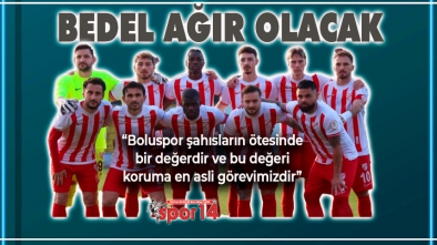 SESSİZ PROTESTO BOLUSPOR GELENEKLERİNE UYMADI!