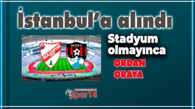 VANSPOR MAÇI İSTANBUL'A ALINDI