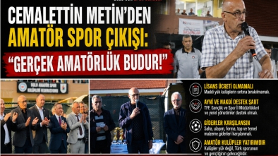 BOLU ASKF BAŞKANI CEMALETTİN METİN’DEN AMATÖR SPOR ÇIKIŞI: “GERÇEK AMATÖRLÜK BUDUR!”