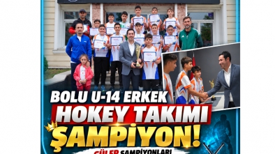 BOLU U-14 ERKEK HOKEY TAKIMI ŞAMPİYON!