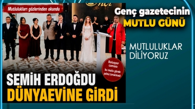 BOLULU GENÇ GAZETECİ DÜNYAEVİNE GİRDİ
