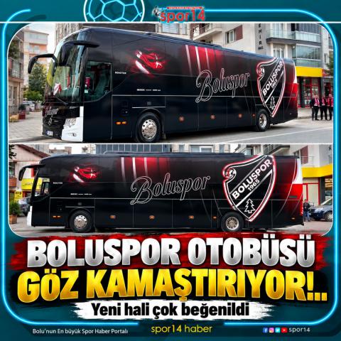 Boluspor Otobüsü Göz Kamaştırıyor!..Yeni hali çok beğenildi