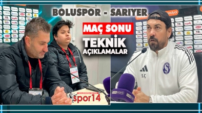 BOLUSPOR SARIYER MAÇININ ARDINDAN TEKNİK AÇIKLAMALAR