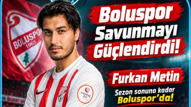 Boluspor Savunmayı Güçlendirdi! Furkan Metin Sezon Sonuna Kadar Bolu'da