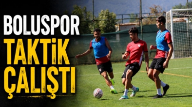 Boluspor Taktik Çalıştı