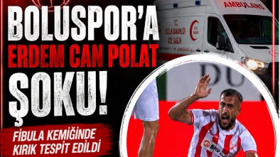 BOLUSPOR'A KÖTÜ HABER DAHA İLK MAÇTA GELDİ. FİBULA KEMİĞİ KIRILDI