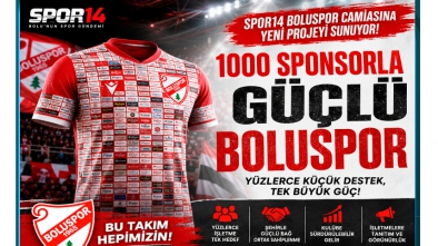 BOLUSPOR'A YENİ SPONSORLUK MODELİ: 1000 DESTEKÇİYLE GÜÇLÜ YARINLARA