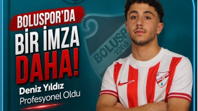 Boluspor'da Bir İmza Daha: Deniz Yıldız Profesyonel Oldu