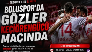 Boluspor’da Gözler Keçiörengücü Maçında