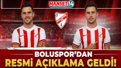 BOLUSPOR'DAN RESMİ AÇIKLAMA GELDİ.  İMZALAR ATILDI