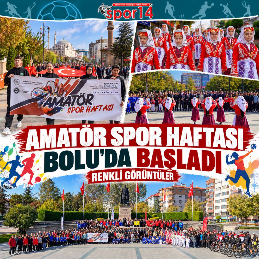 AMATÖR SPOR HAFTASI BOLU’DA BAŞLADI