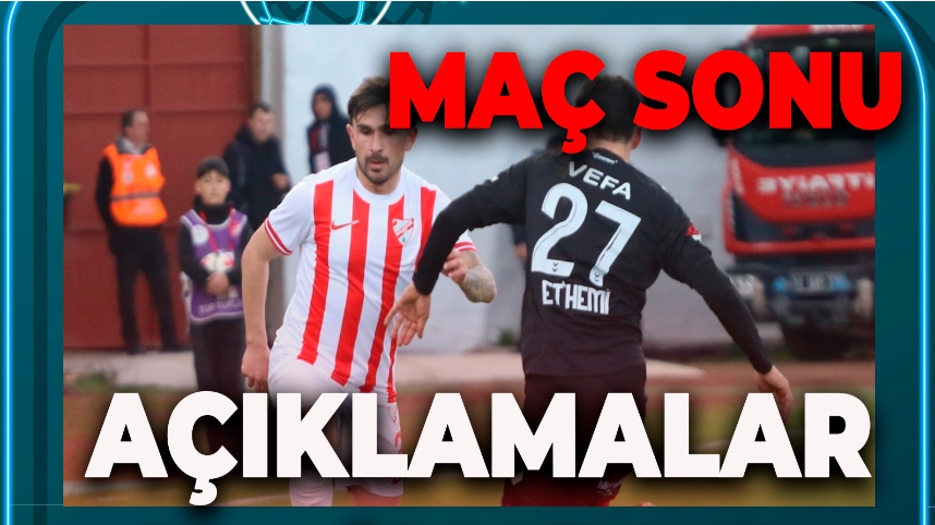BOLUSPOR SİVASSPOR MAÇININ ARDINDAN