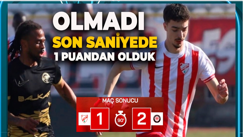 BOLUSPOR'A PLAY-OF YOLUNDA BÜYÜK YARA