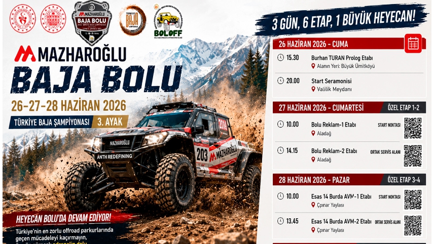 Mazharoğlu Baja Bolu 2026 İçin Geri Sayım Başladı
