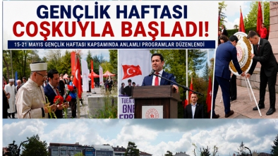 GENÇLİK HAFTASI BOLU’DA COŞKUYLA BAŞLADI