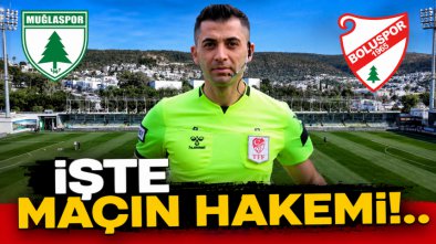 İşte Maçın Hakemi!..