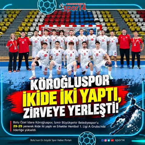 KÖROĞLUSPOR ZİRVEDE, HEDEF ŞAMPİYONLUK!