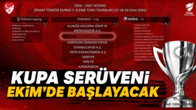 Kupa Serüveni Ekim’de Başlayacak