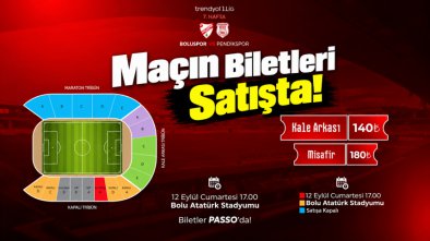Maçın Biletleri Satışta!