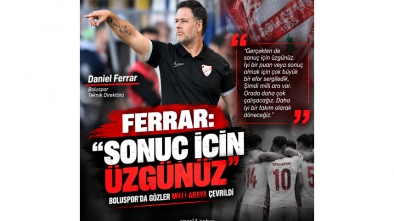 SARIYER MAÇININ ARDINDAN BOLUSPOR CEPHESİ